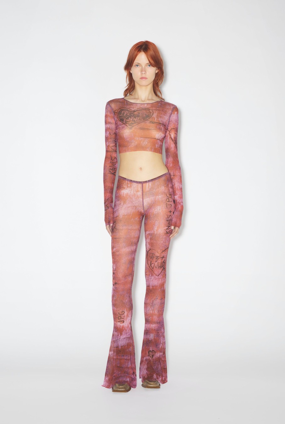 Jpg X Knwls Jean Paul Gaultier | The Lilac Print Pants