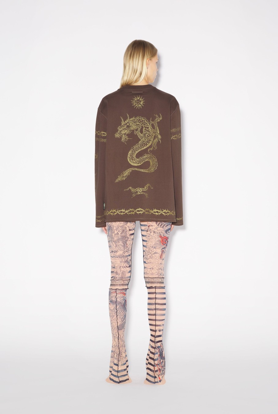 Sweatshirts Jean Paul Gaultier | The Brown Tattoo Safe Sex Sweatshirt