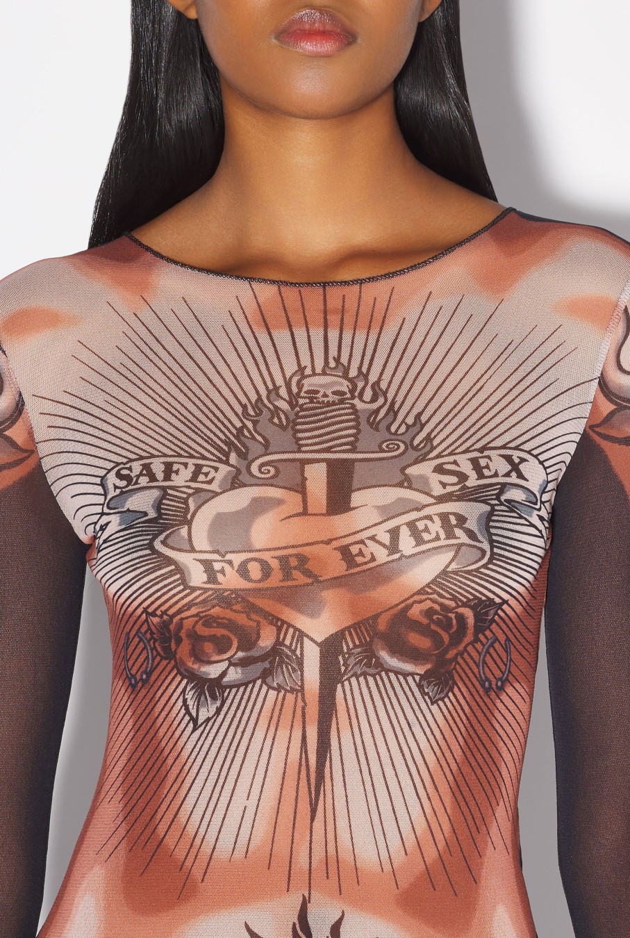 Tattoo Collection Jean Paul Gaultier | The Safe Sex Tattoo Top