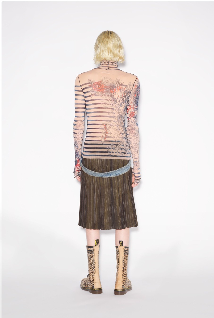 Tattoo Collection Jean Paul Gaultier | The Nude Sailor Tattoo Top