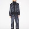 Denim Jean Paul Gaultier | The Black Trompe L'Oeil Denim Jacket