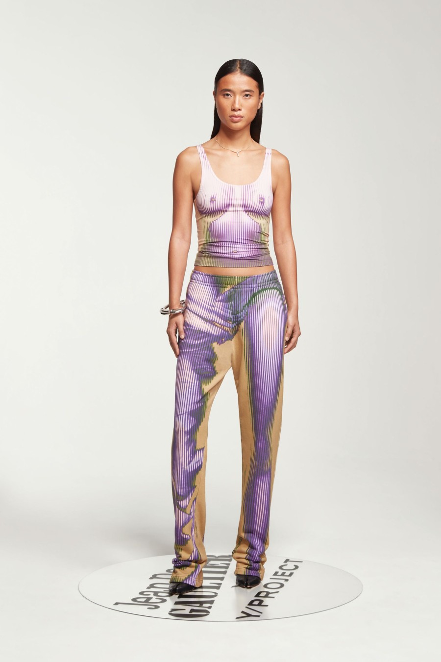 Jpg X Y/Project Jean Paul Gaultier | The Purple & Yellow Body Morph Sweatpants