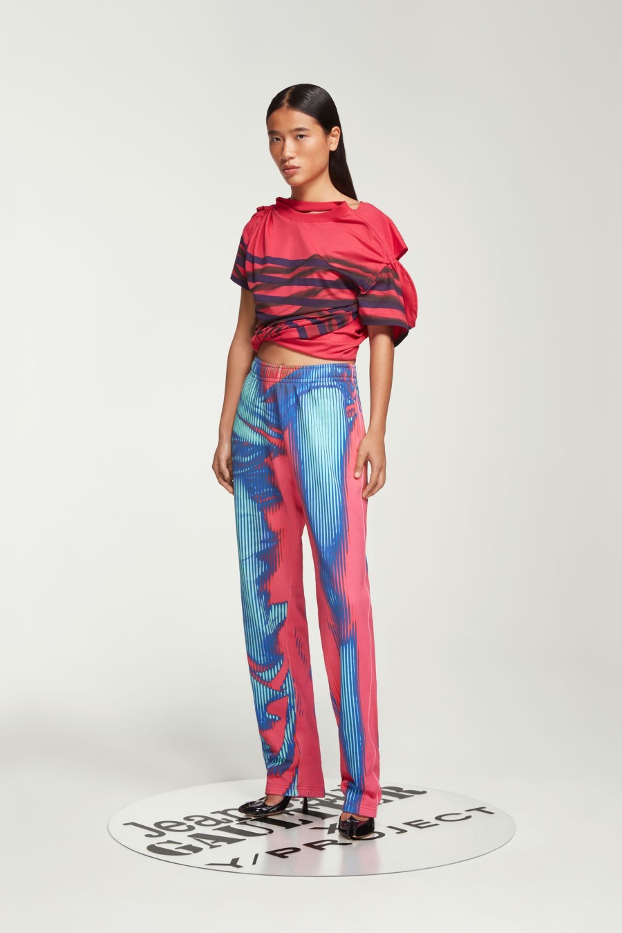 Jpg X Y/Project Jean Paul Gaultier | The Pink & Blue Body Morph Sweatpants