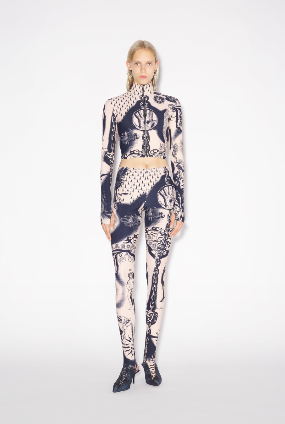 Trousers Jean Paul Gaultier | The Heraldry Tattoo Leggings