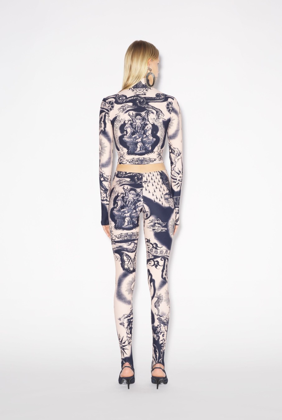 Trousers Jean Paul Gaultier | The Heraldry Tattoo Leggings