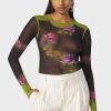 Flowers Jean Paul Gaultier | The Green "Fleurs Petit Grand" Top