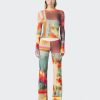 Flowers Jean Paul Gaultier | The Scarf Pants