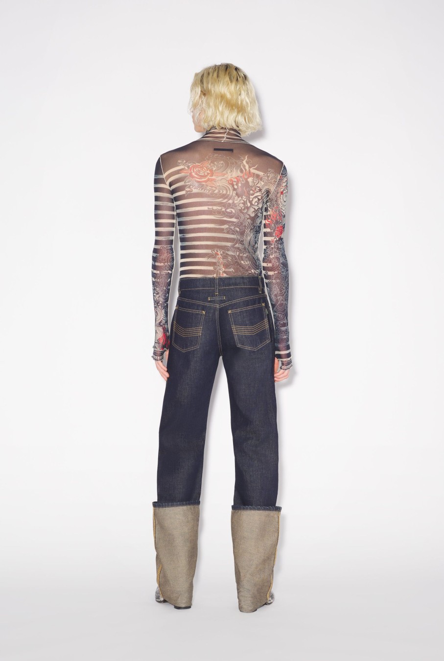 Denim Jean Paul Gaultier | The Cuff Denim Jeans For Him