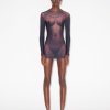 Tattoo Collection Jean Paul Gaultier | The Short Ebony Body Tattoo Dress