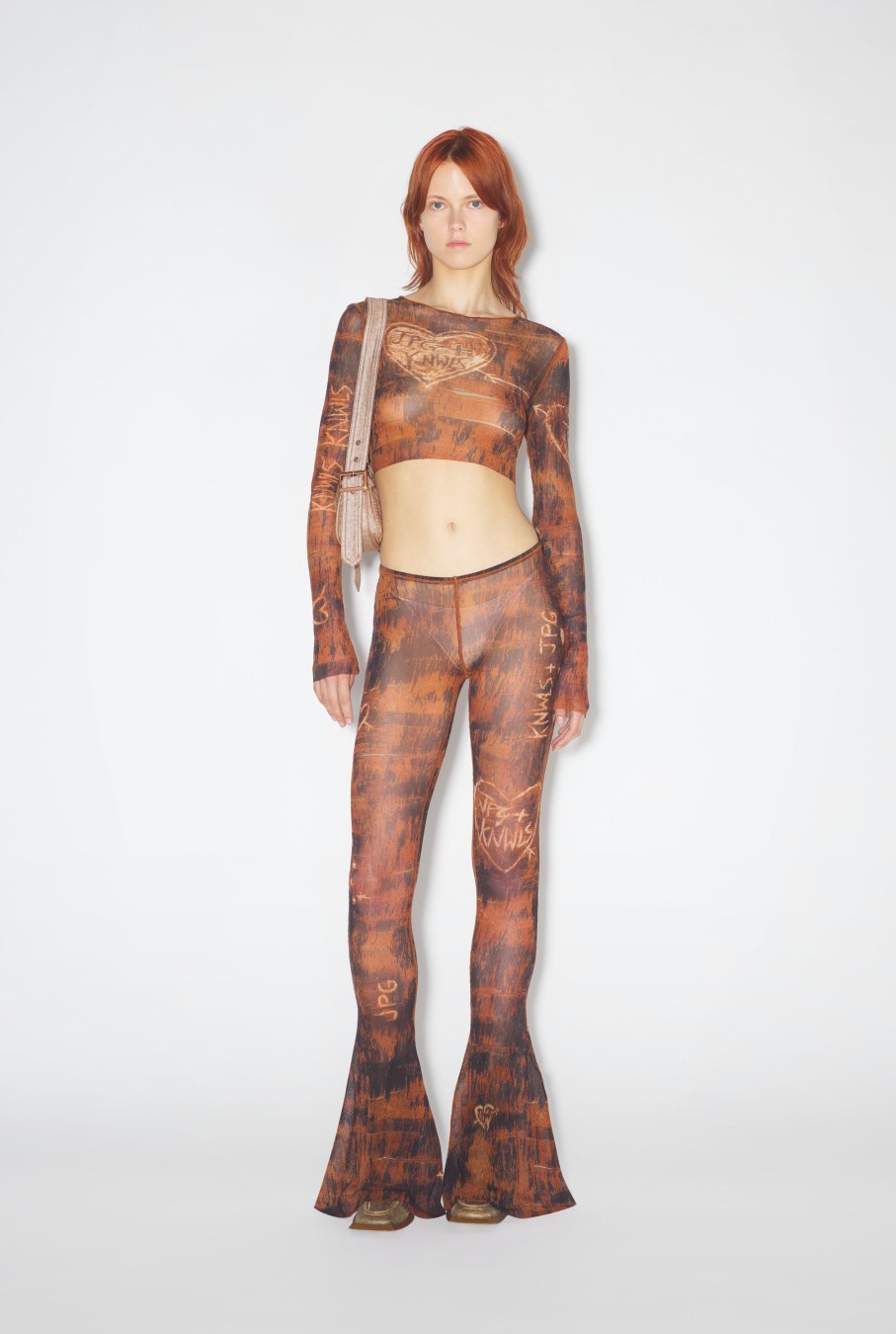 Jpg X Knwls Jean Paul Gaultier | The Brown Print Pants