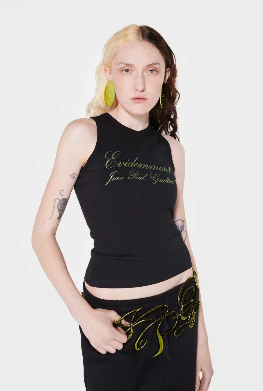 Evidemment Jean Paul Gaultier | The Black Evidemment Tank Top