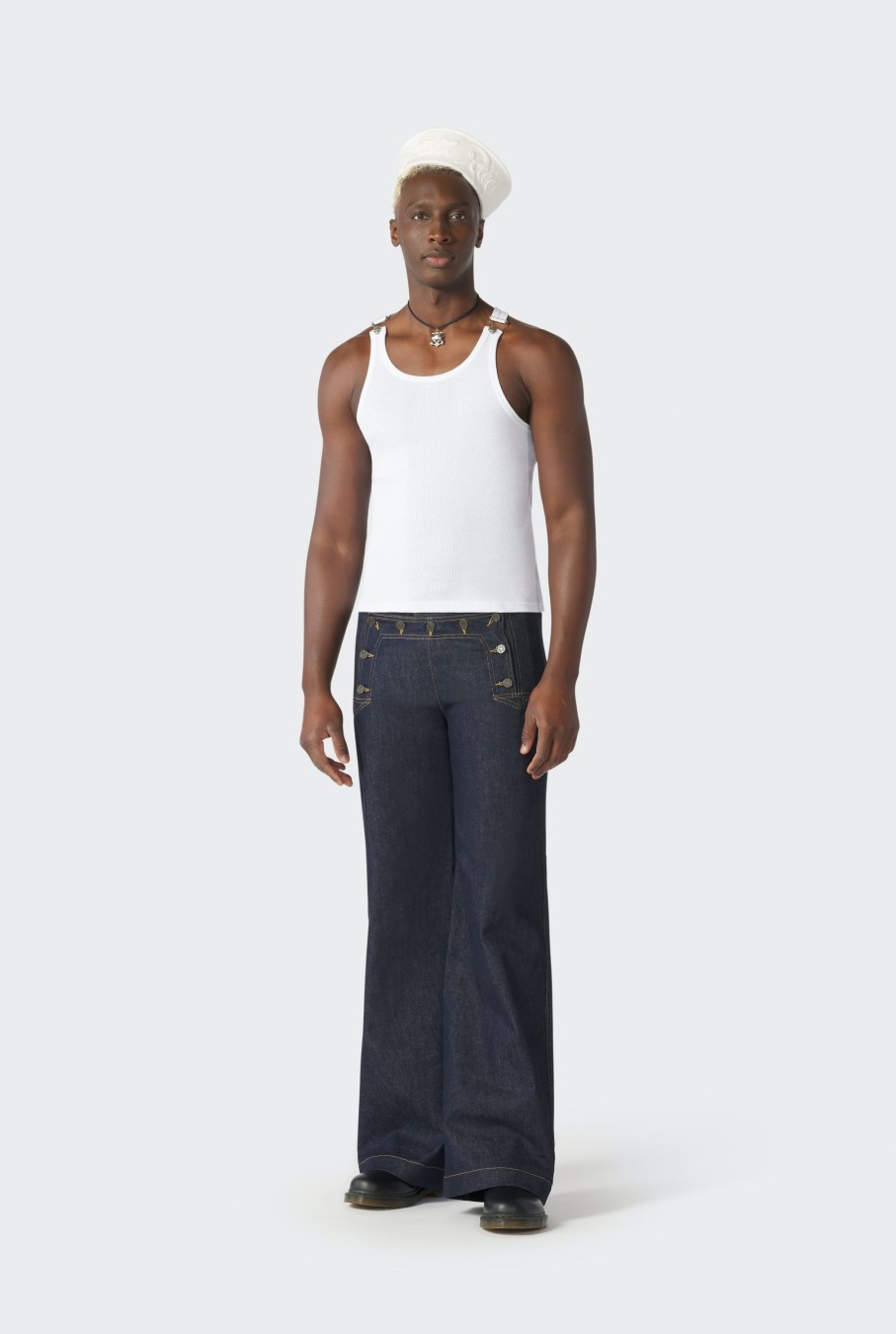 Dress Like Jean Paul Jean Paul Gaultier | The Tank Top With White Straps