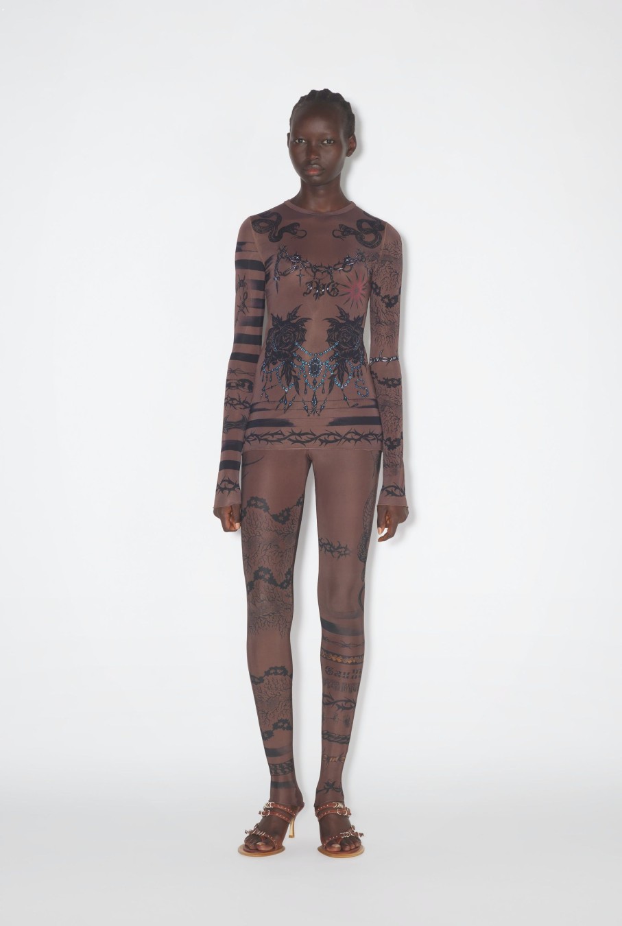 Jpg X Knwls Jean Paul Gaultier | The Ebony Tattoo Top