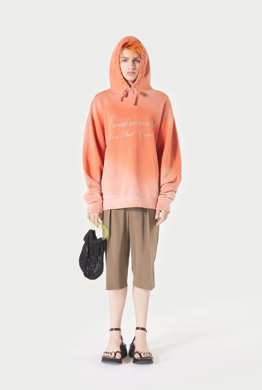 Evidemment Jean Paul Gaultier | The Orange Hooded Evidemment Sweatshirt