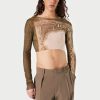 Evidemment Jean Paul Gaultier | The Cartouche Crop Top