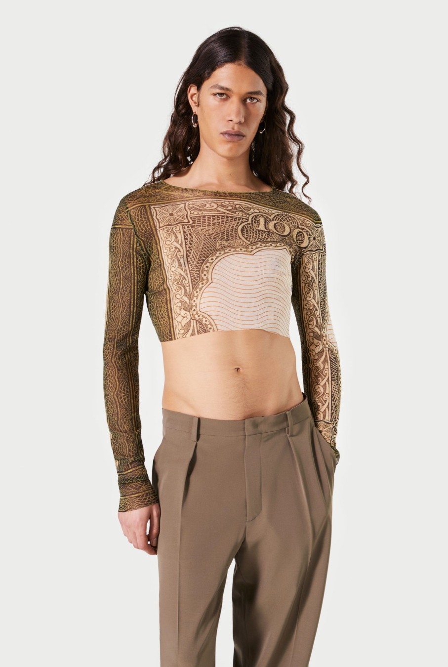 Evidemment Jean Paul Gaultier | The Cartouche Crop Top