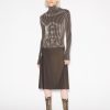 Knitwear Jean Paul Gaultier | The Brown Trompe-L'Oeil Lurex Top