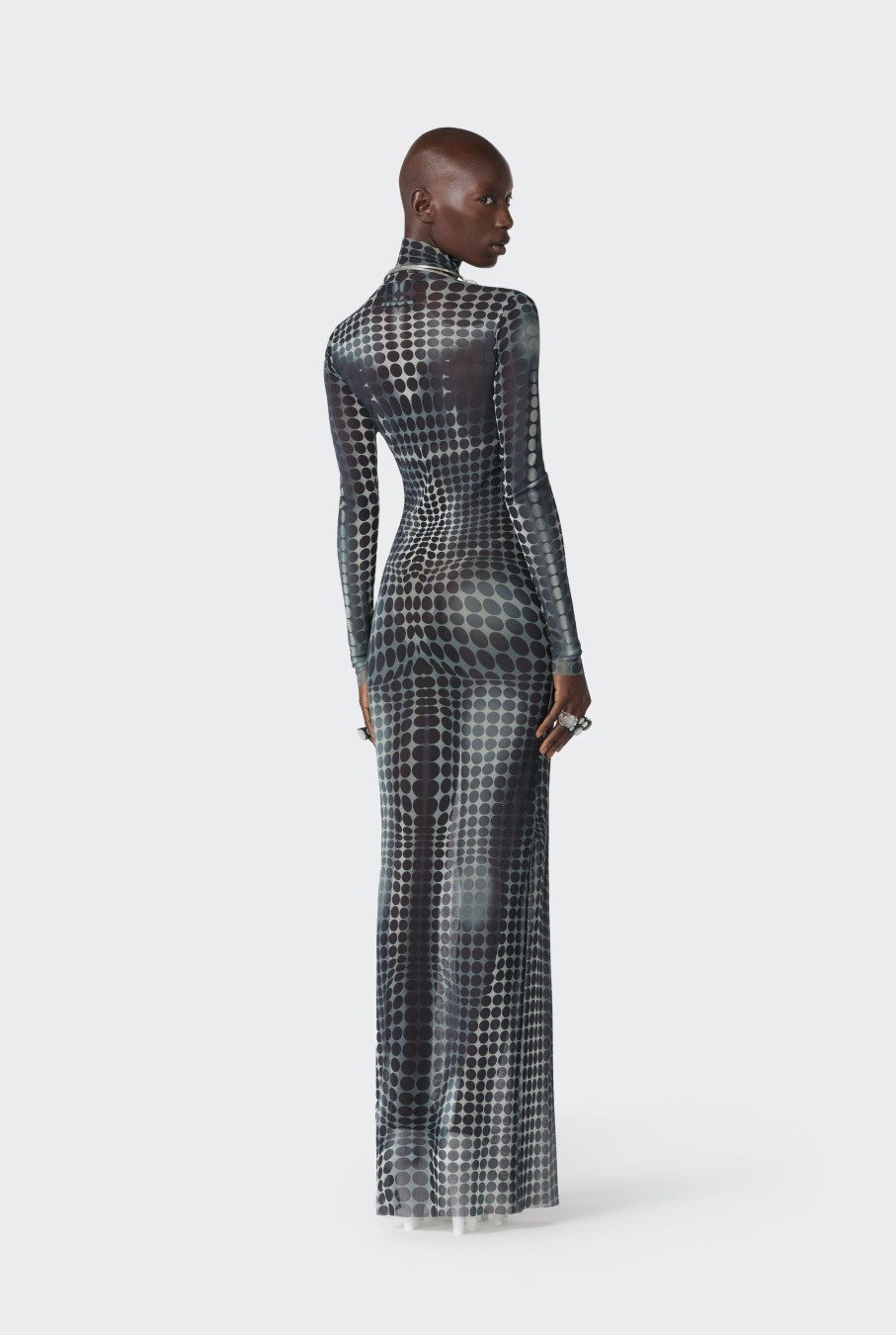 Cyber Jean Paul Gaultier | Exclusive - The Black & White Dots Print Dress