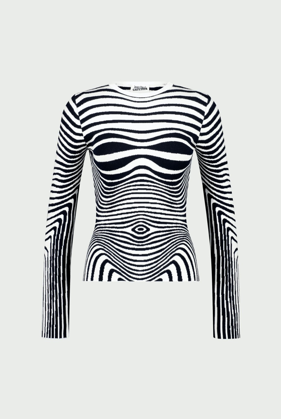 Dress Like Jean Paul Jean Paul Gaultier | The Navy Blue Body Morphing Knit Top