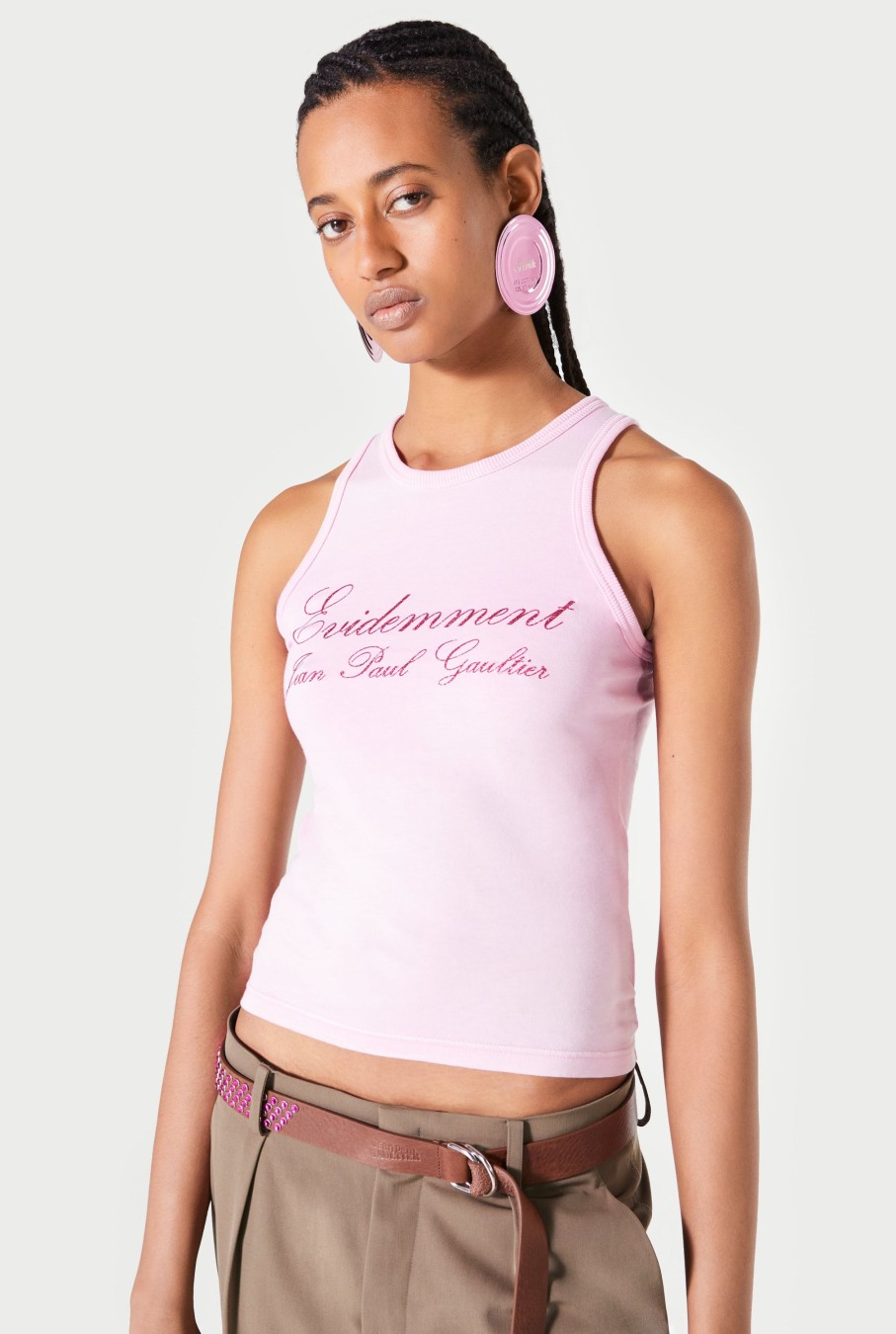 Evidemment Jean Paul Gaultier | The Pink Evidemment Tank Top