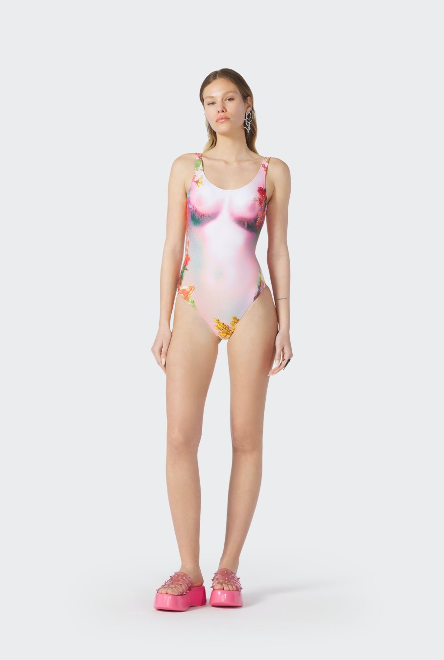 Flowers Jean Paul Gaultier | The Pink Body Flower Swimsuit