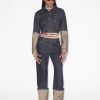 Denim Jean Paul Gaultier | The Cropped Cuff Denim Jacket