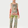 Evidemment Jean Paul Gaultier | The Multi-Print Top