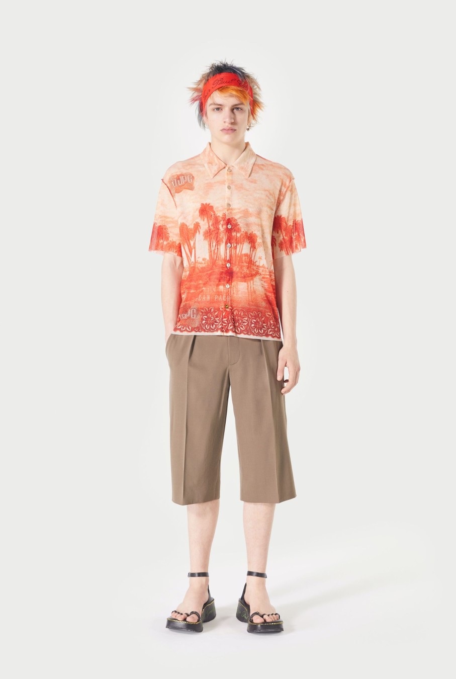 Evidemment Jean Paul Gaultier | The Palm Tree Summer Shirt