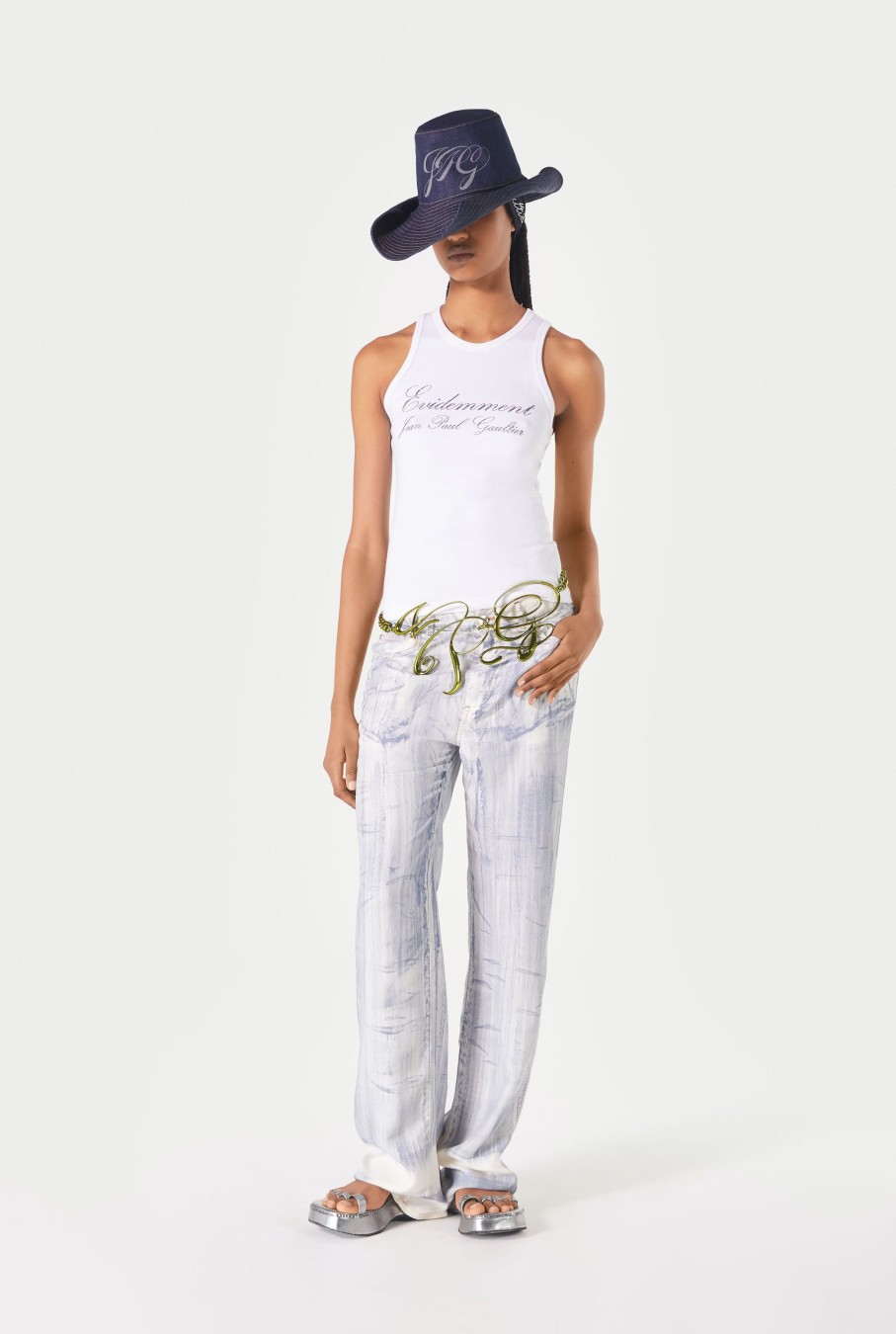 Evidemment Jean Paul Gaultier | The White Evidemment Tank Top