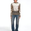 Jpg X Y/Project Jean Paul Gaultier | The Khaki Trompe-L'Oeil Cable Knit Top