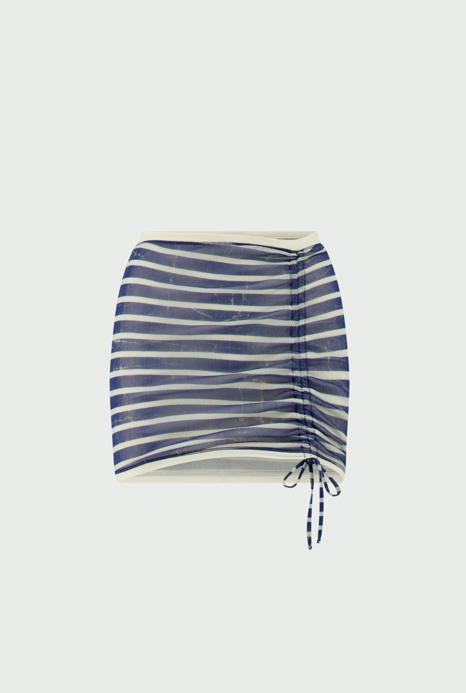 Dress Like Jean Paul Jean Paul Gaultier | The Blue "Crackling" Sailor Mini Skirt