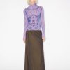 Knitwear Jean Paul Gaultier | The Pink Lurex Trompe L'Oeil Top