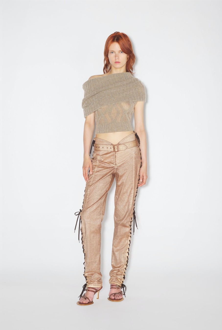 Jpg X Knwls Jean Paul Gaultier | The Beige Knit Top