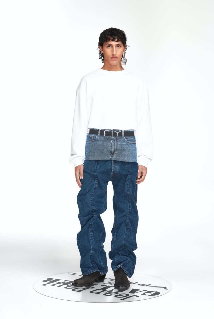 Jpg X Y/Project Jean Paul Gaultier | The Trompe-L'Oeil Y Belt T-Shirt