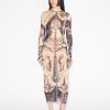 Iconic Prints Jean Paul Gaultier | The Heraldry Tattoo Dress