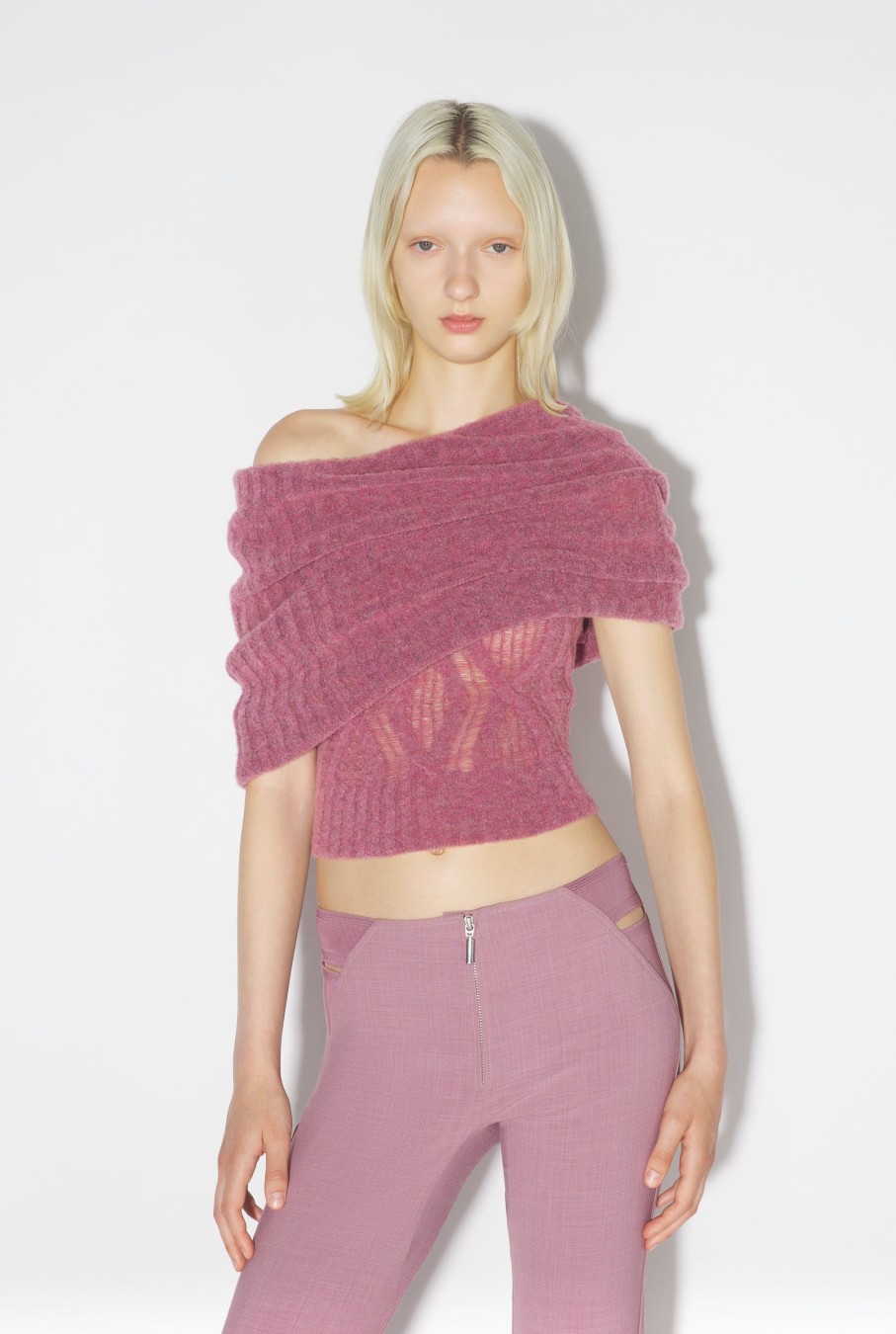 Jpg X Knwls Jean Paul Gaultier | The Lilac Knit Top