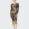 Flowers Jean Paul Gaultier | The Green "Fleurs Petit Grand" Dress