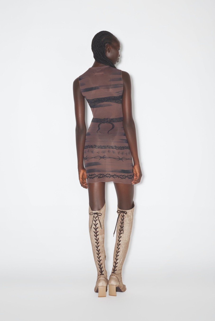 Jpg X Knwls Jean Paul Gaultier | The Ebony Tattoo Dress