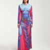 Jpg X Y/Project Jean Paul Gaultier | The Pink & Blue Body Morph Dress