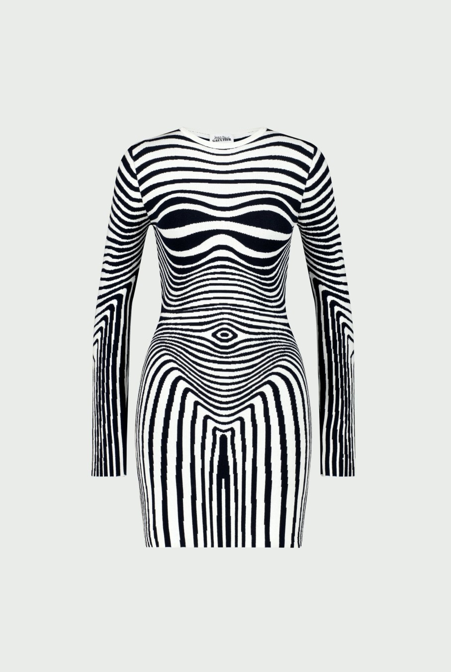 Dress Like Jean Paul Jean Paul Gaultier | The Navy Blue Body Morphing Knit Dress