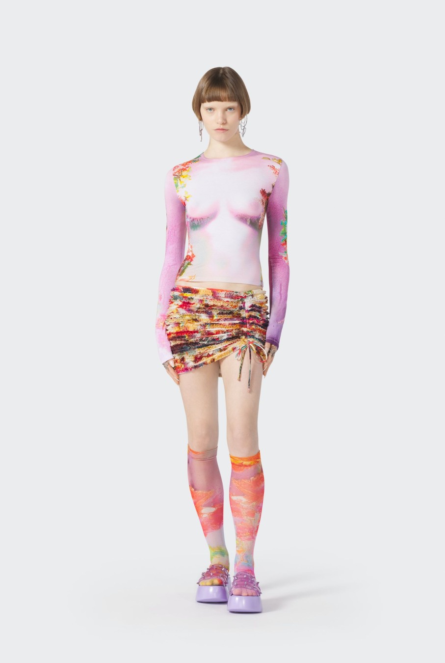 Flowers Jean Paul Gaultier | The Pink Body Flower Top