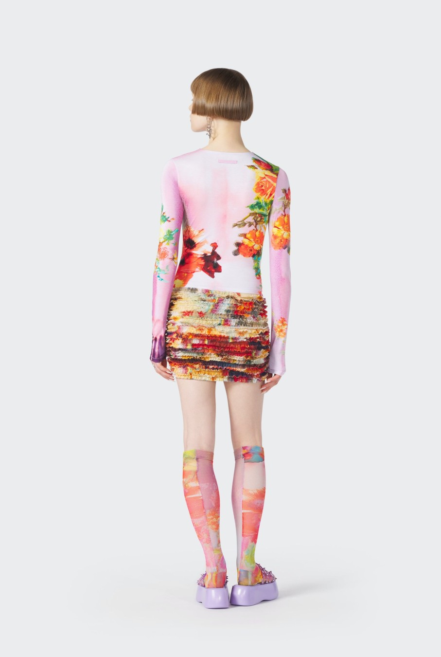 Flowers Jean Paul Gaultier | The Pink Body Flower Top