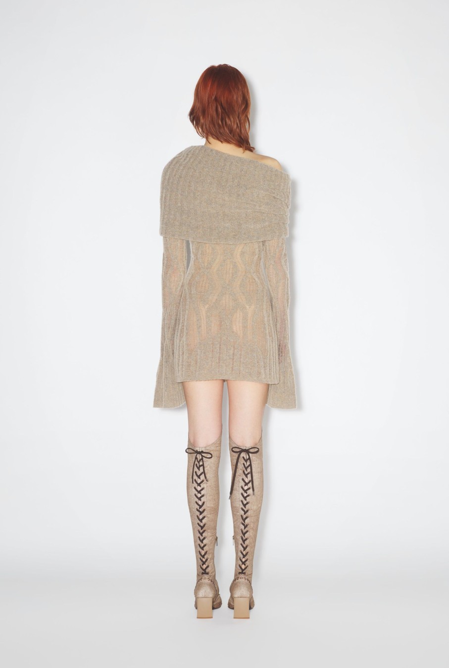 Jpg X Knwls Jean Paul Gaultier | The Beige Knit Dress