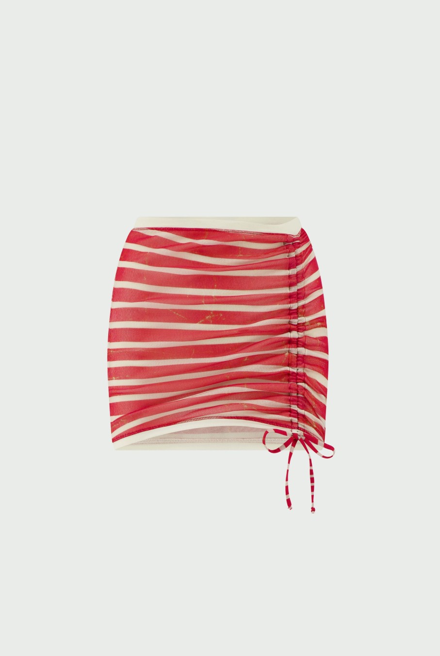 Dress Like Jean Paul Jean Paul Gaultier | The Red "Crackling" Sailor Mini Skirt