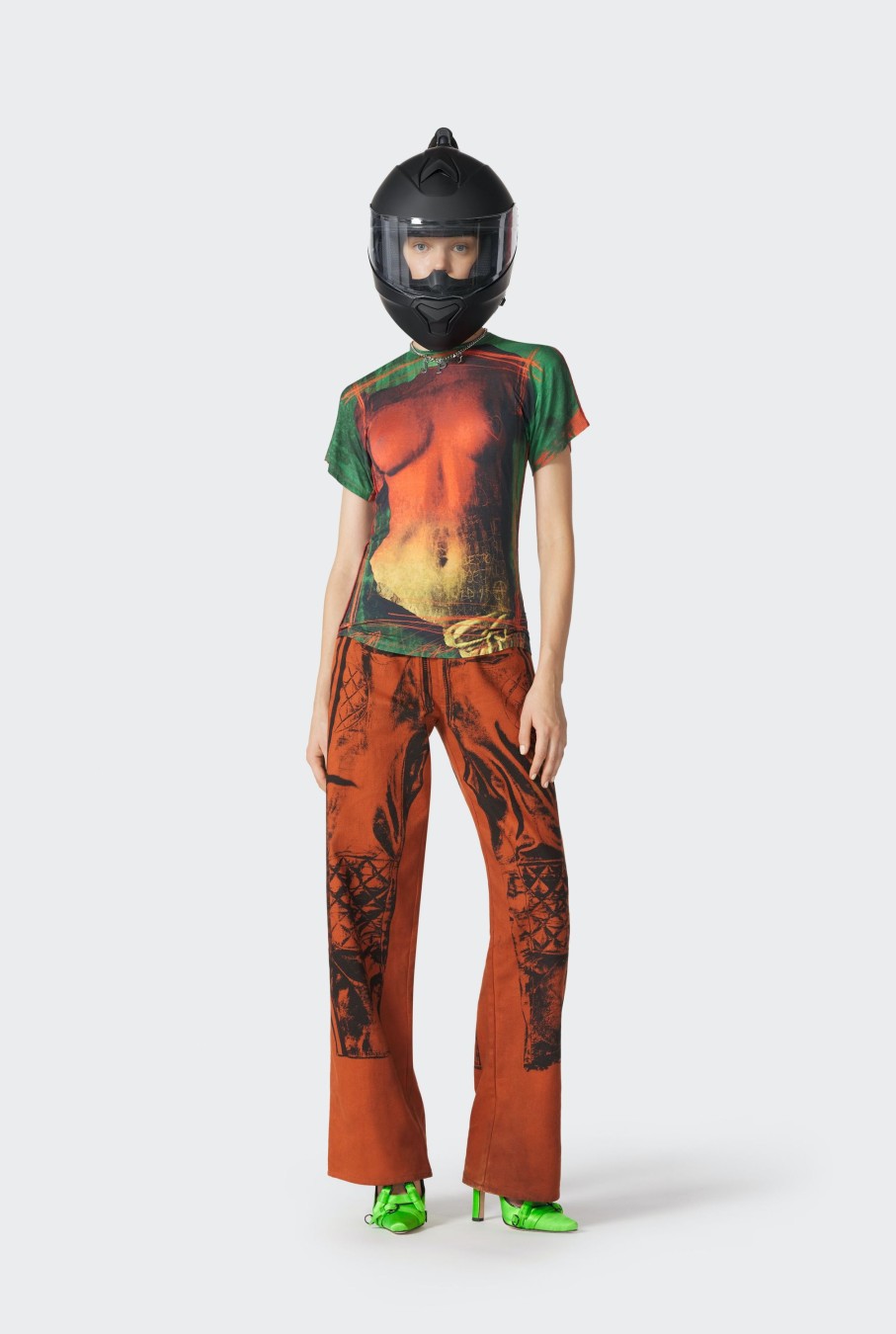 Burn Collection Jean Paul Gaultier | The Statue Print T-Shirt