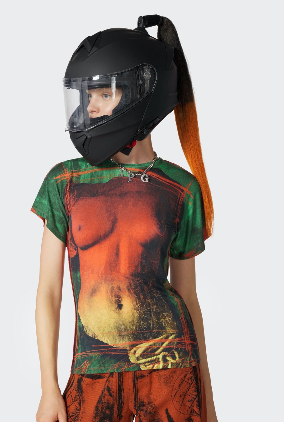 Burn Collection Jean Paul Gaultier | The Statue Print T-Shirt