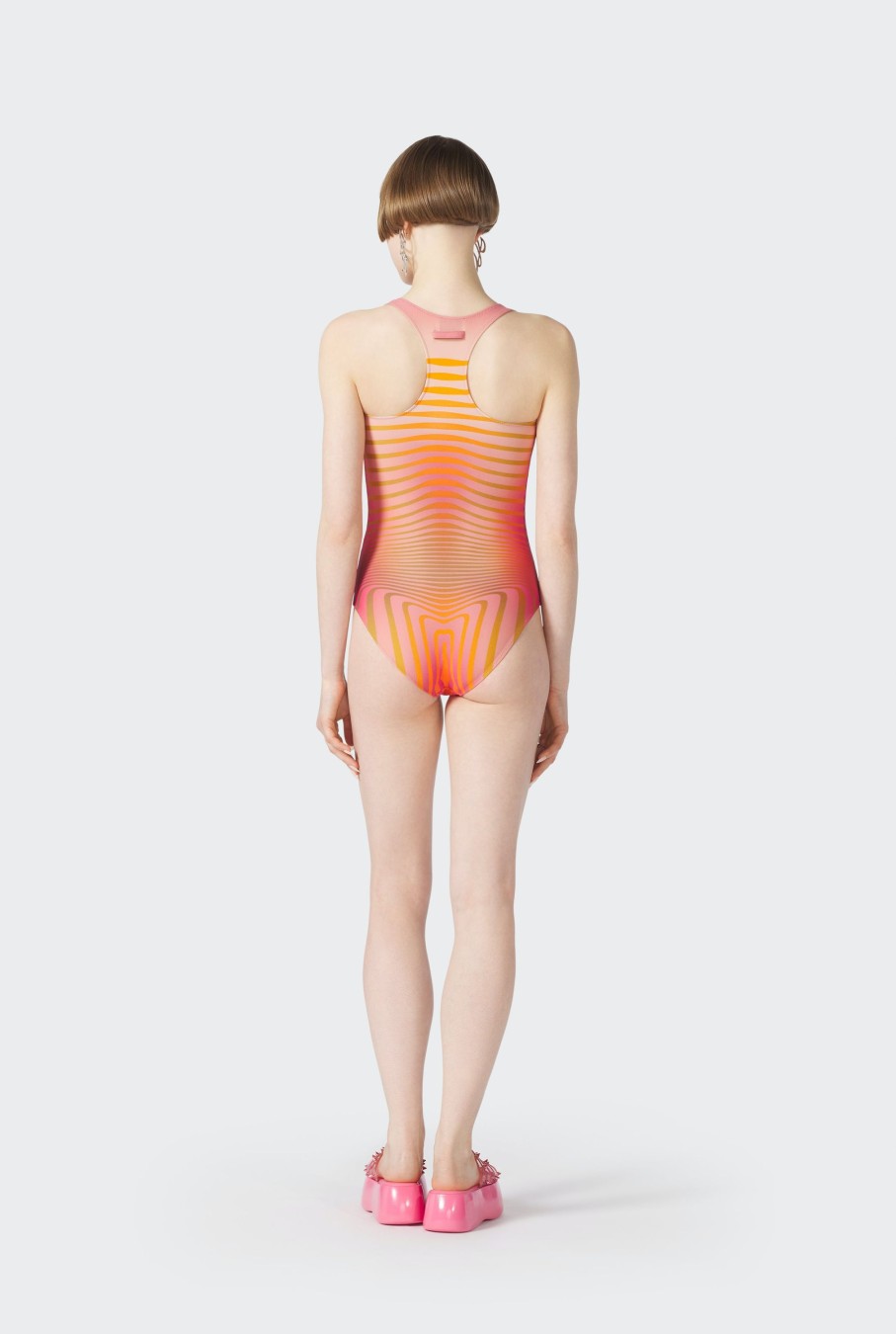 Flowers Jean Paul Gaultier | The Red Body Morphing Swimsuit