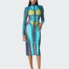 Cyber Jean Paul Gaultier | The Blue Dots Print Dress