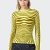 Flowers Jean Paul Gaultier | The Khaki Body Morphing Knit Top