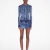 Denim Jean Paul Gaultier | The Short Blue Denim Trompe L'Oeil Dress